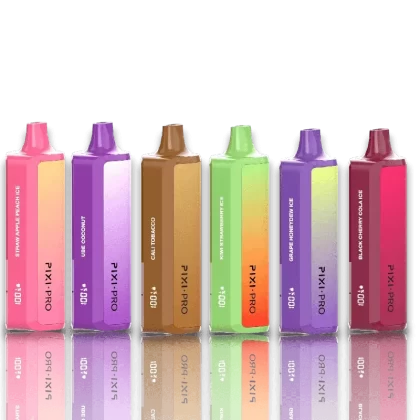 PIXI Pro Vape Disposable (8000 Puffs) LCD Display Indicator - Flavor#Cool Mint>OG LYCHEE ICE>Acai Berry ICE>Strawberry Banana>Ube Coconut ( Now Called UBE Paradise)>Blue Razz Ice>Papaya Guav