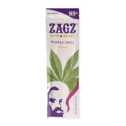 Zagz Hemp Wraps – Purple Chill