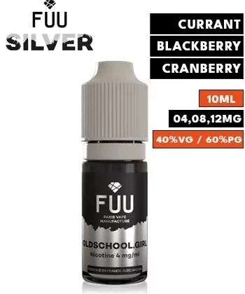 Old School Girl eLiquid by FUU Silver - 12mg / 10ml