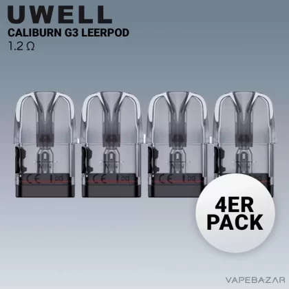 UWELL Caliburn G3 Refillable Pods – 1,2 Ohm - Vape Product