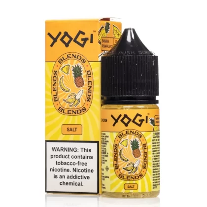 Yogi Blends Salt Banana Pineapple Ice eJuice - Vape Product, Vape Product