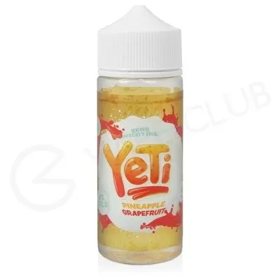 Pineapple Grapefruit Shortfill E-Liquid by Yeti Ice 100ml