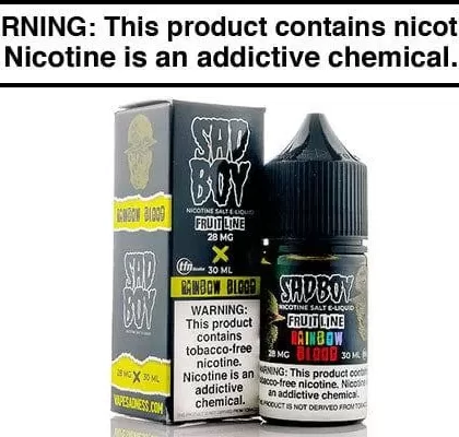 RAINBOW BLOOD BY SADBOY SALT 30ML - Vapejuice