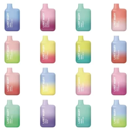 Lost Mary BM600 Prefilled Pod Kit - Box of 10 - Strawberry Ice