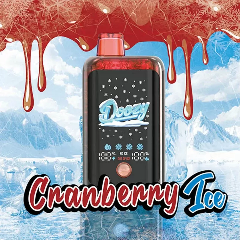 DOOZY ICE CUBE 40K Disposable Vape – Cranberry Ice
