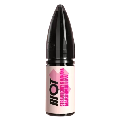 Riot X Salts Strawberry & Banana Marshmallow Nic Salt - Strength#10mg>20mg