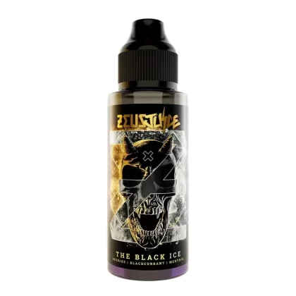 The Black Ice by Zeus Juice 100ml + FREE NIC SHOTS