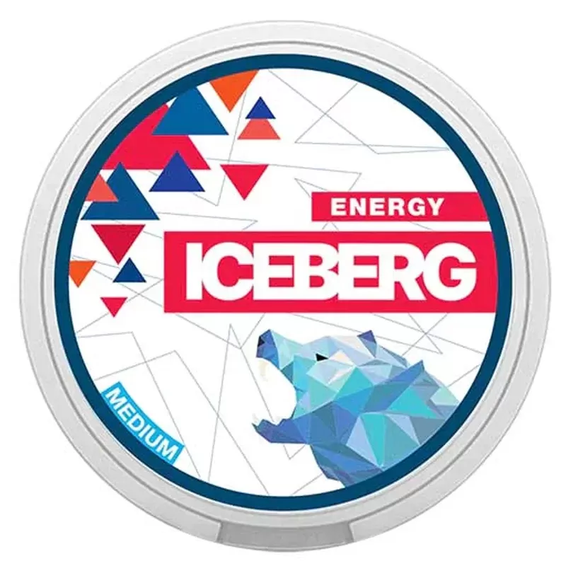 Energy Nicotine Pouches By Iceberg - 14mg per Pouch, 35mg Per Pouch