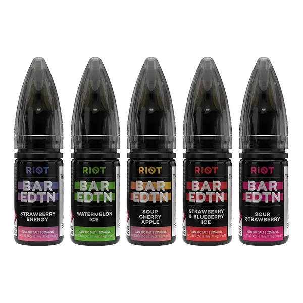 Riot Squad 20 mg Nic Salt E-Liquid – 10 ml Sortenpackung (50VG/50PG)
