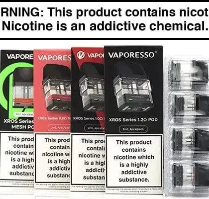 VAPORESSO XROS REPLACEMENT PODS (4-PACK) - Vapejuice