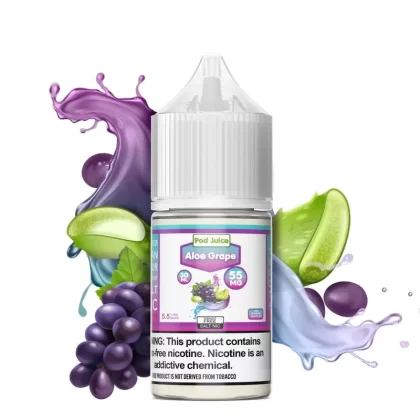 Pod Juice TFN Salt Nic – Aloe Grape | 30ml