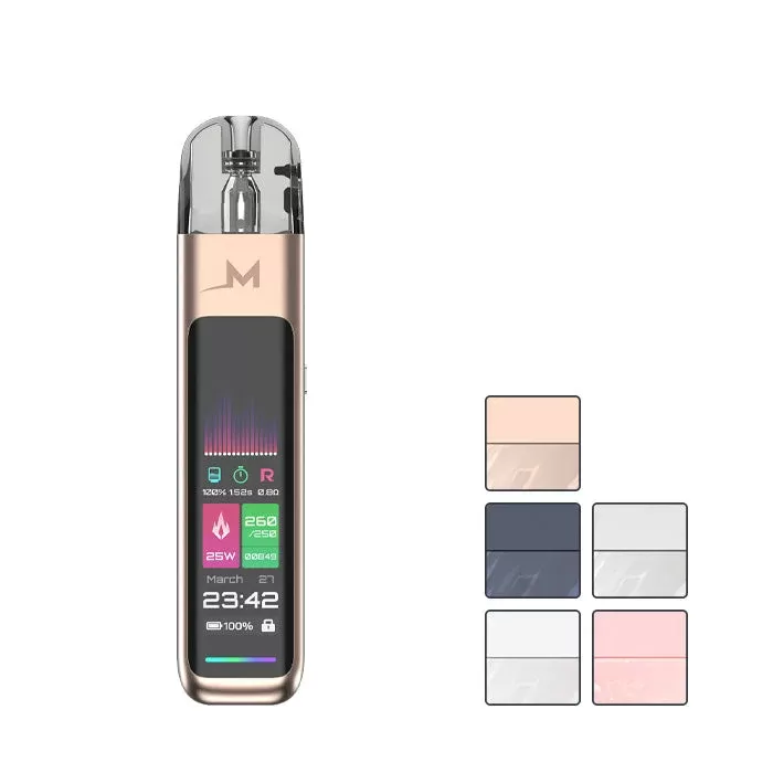 Memers Dr Air X Vape Kit - Champagne Gold, Dark Blue