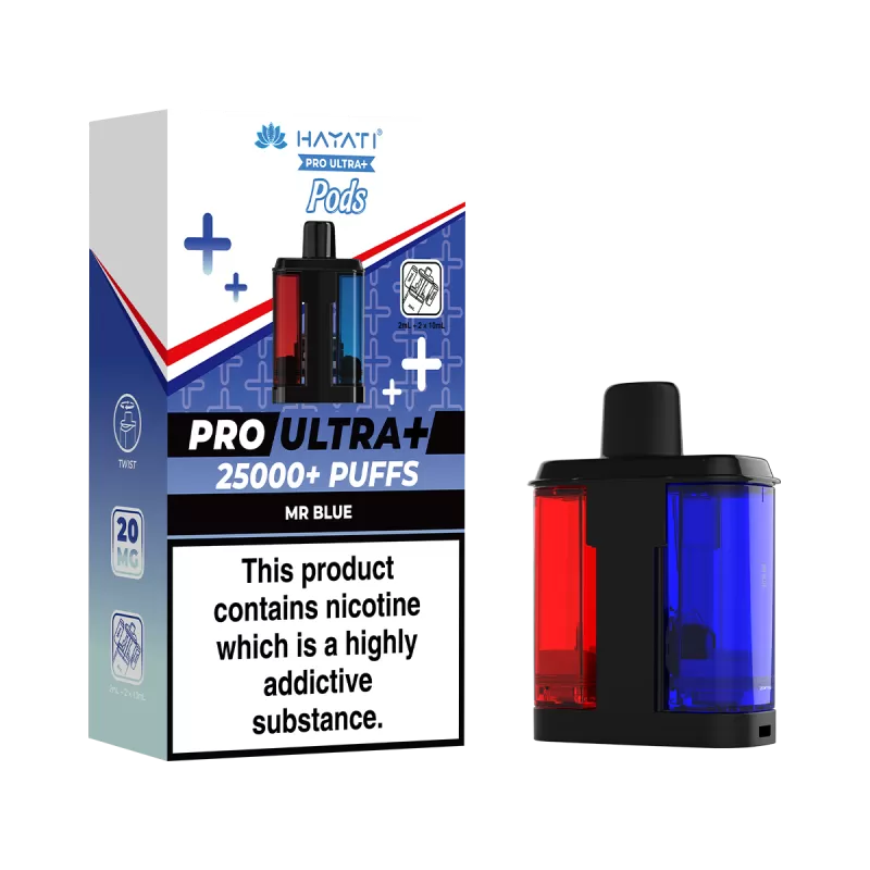 Mr Blue Hayati Pro Ultra Plus Refill Pack - 10mg - Vape Product (6759E9)