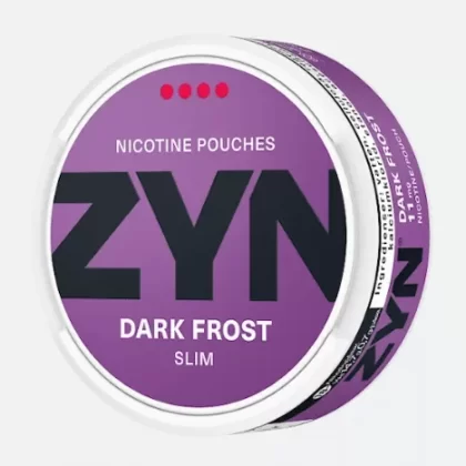 ZYN Dark Frost Slim S4 – All White Portion - ZYN / Yes / 9mg - Vape Product (3C0B1B)