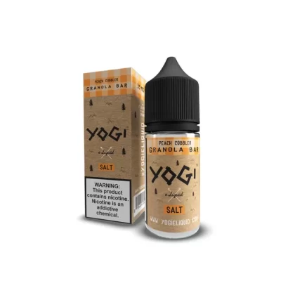Yogi Salt Peach Cobbler Granola Bar eJuice - Vape Product; Vape Product, Vape Product